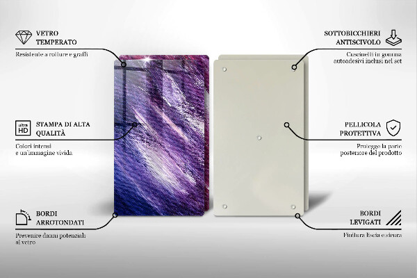 Sklo za varnou desku Malování abstrakce