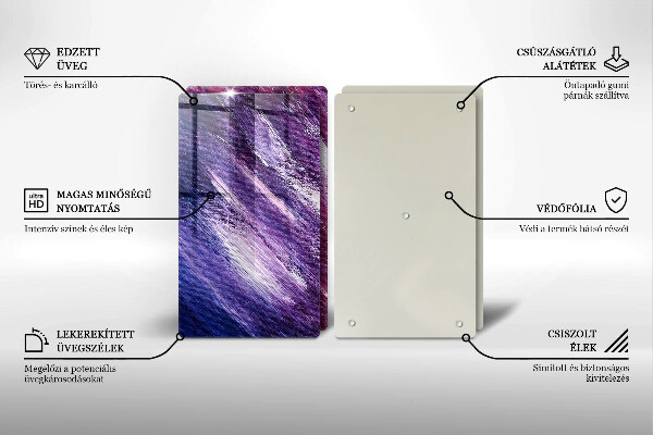 Sklo za varnou desku Malování abstrakce