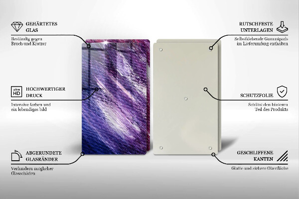 Sklo za varnou desku Malování abstrakce