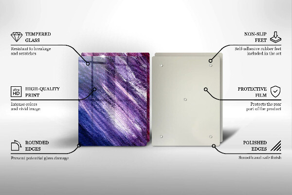 Sklo za varnou desku Malování abstrakce