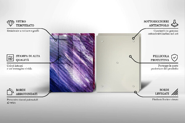 Sklo za varnou desku Malování abstrakce