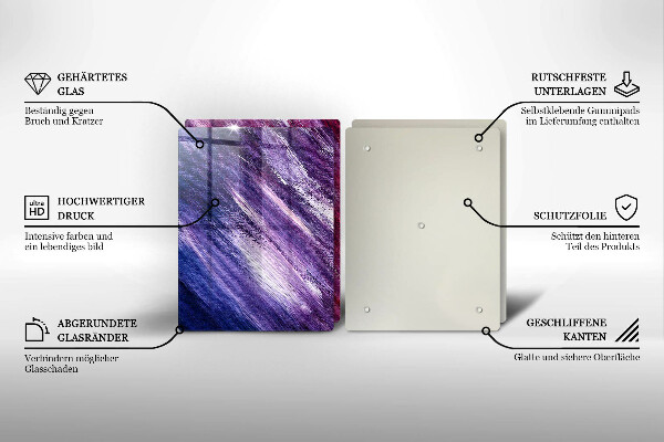 Sklo za varnou desku Malování abstrakce