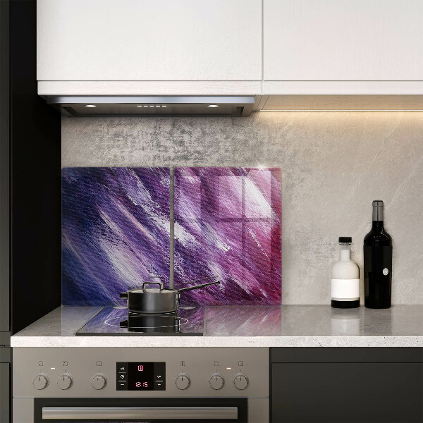 Sklo za varnou desku Malování abstrakce