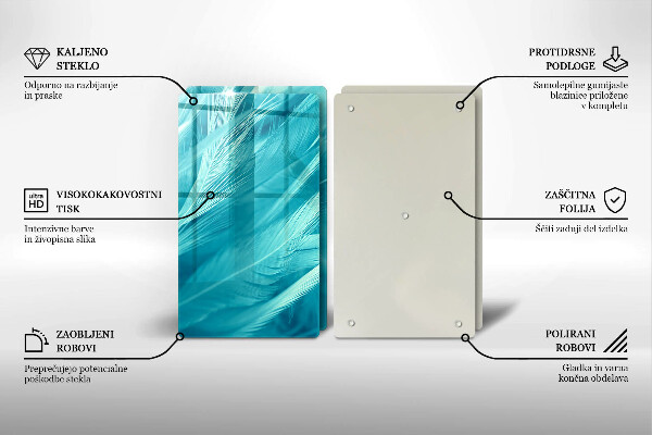 Sklo za varnou desku Jemné peří