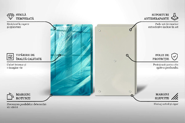 Sklo za varnou desku Jemné peří