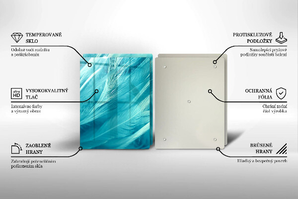 Sklo za varnou desku Jemné peří