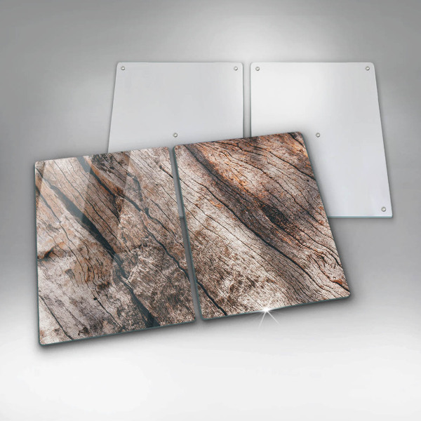 Skleněná deska za sporák Dřevěná konstrukce