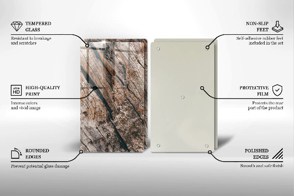 Skleněná deska za sporák Dřevěná konstrukce