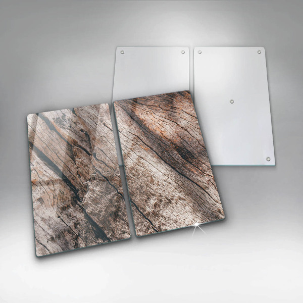 Skleněná deska za sporák Dřevěná konstrukce