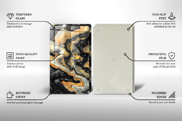 Sklo za varnou desku Abstraktní struktura