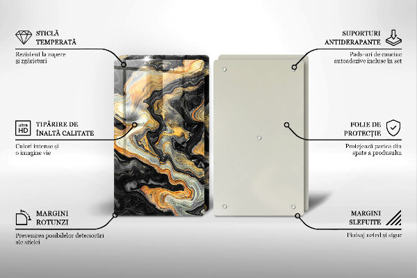 Sklo za varnou desku Abstraktní struktura