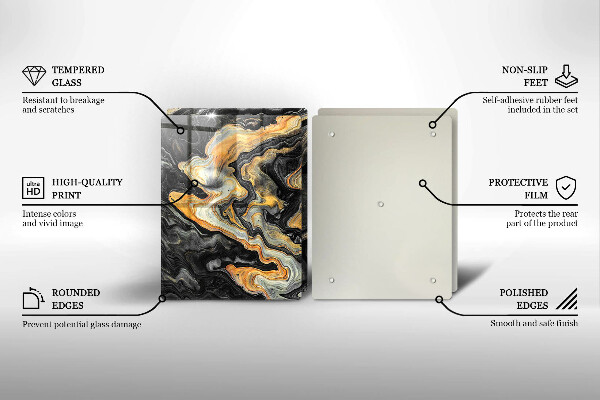 Sklo za varnou desku Abstraktní struktura