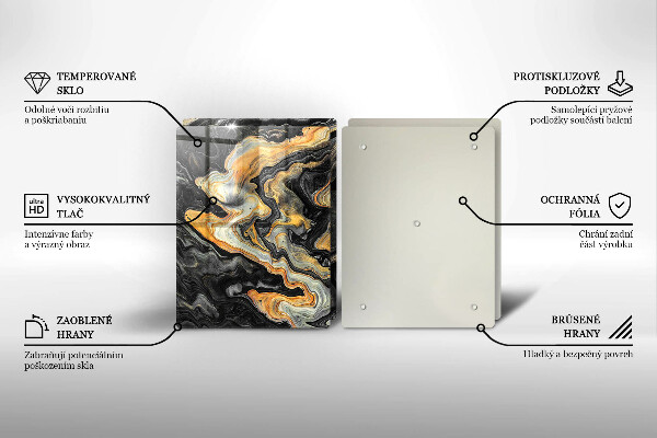 Sklo za varnou desku Abstraktní struktura