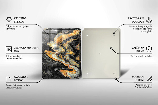 Sklo za varnou desku Abstraktní struktura