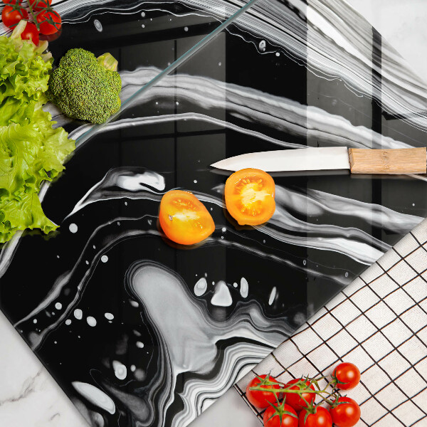 Sklo za varnou desku Inkoustová abstrakce