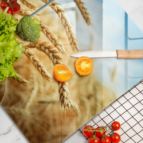 Sklo za varnou desku Klasy obilovin na poli