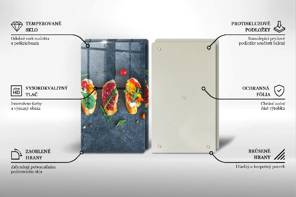 Deska za sporák Barevné sendviče