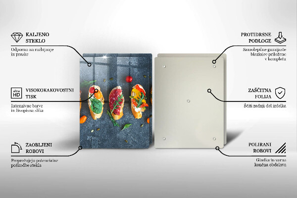 Deska za sporák Barevné sendviče