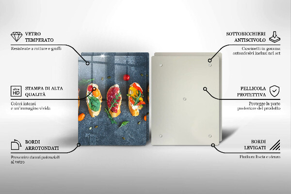 Deska za sporák Barevné sendviče
