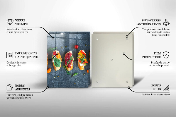 Deska za sporák Barevné sendviče