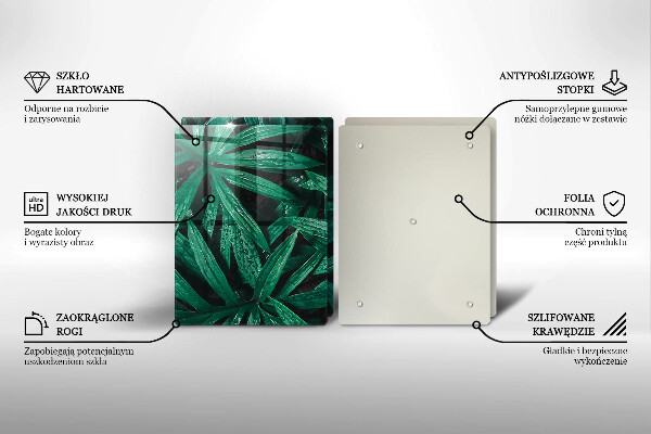 Deska za sporák Listy rostlin