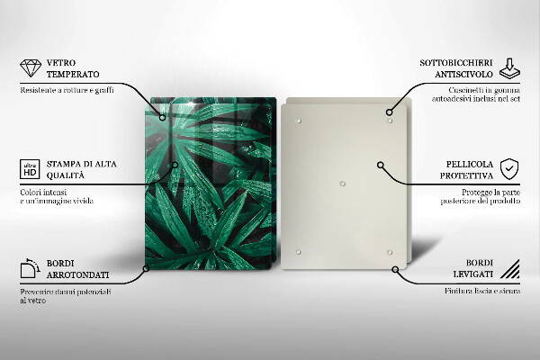 Deska za sporák Listy rostlin