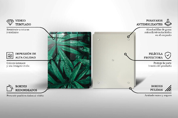 Deska za sporák Listy rostlin