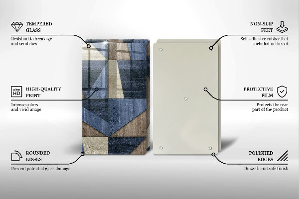 Deska za sporák Geometrické abstrakce