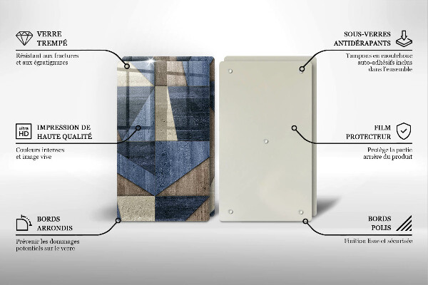 Deska za sporák Geometrické abstrakce