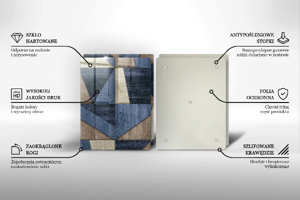 Deska za sporák Geometrické abstrakce