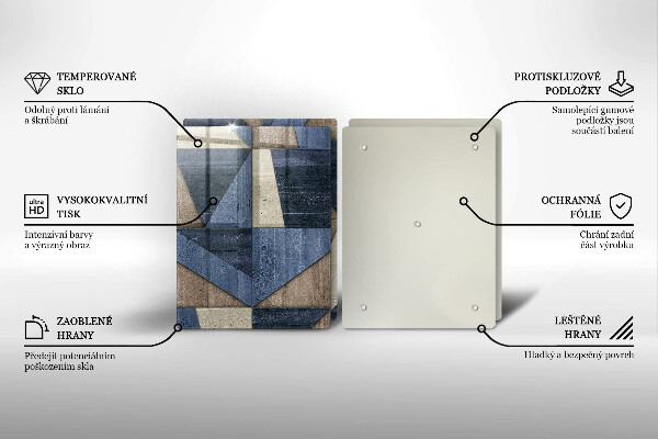 Deska za sporák Geometrické abstrakce