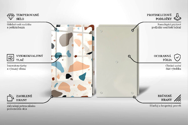 Deska za sporák Dekorativní kamenina