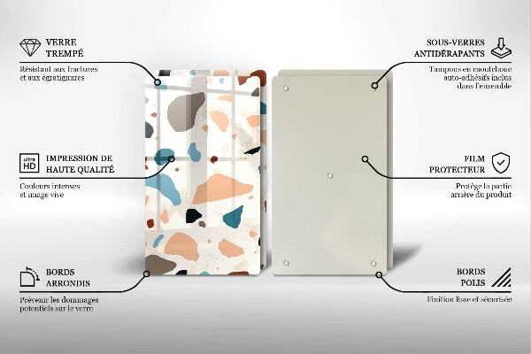 Deska za sporák Dekorativní kamenina