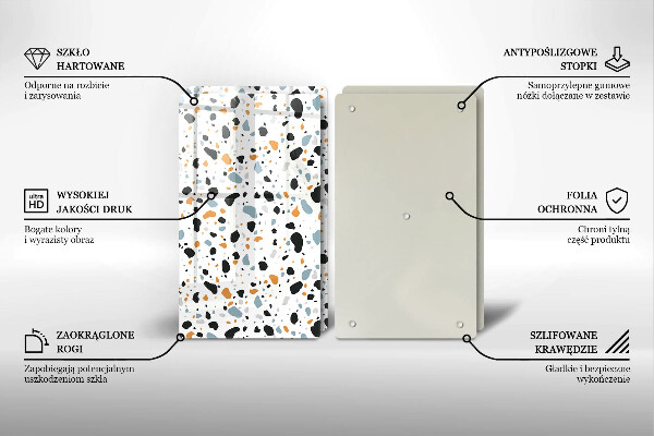 Deska za sporák Dekorativní kamenina