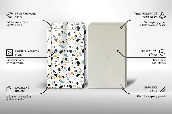 Deska za sporák Dekorativní kamenina