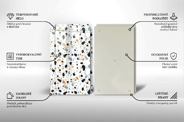 Deska za sporák Dekorativní kamenina