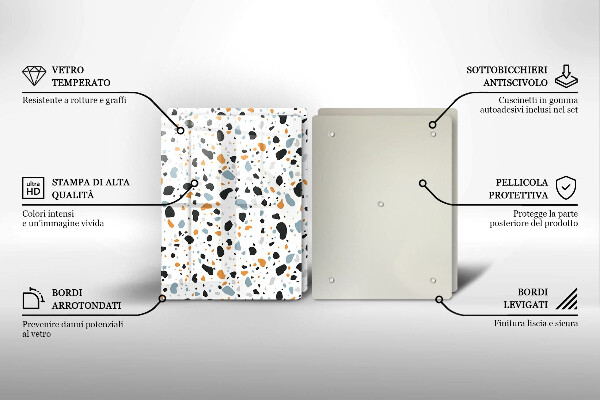 Deska za sporák Dekorativní kamenina