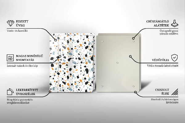 Deska za sporák Dekorativní kamenina