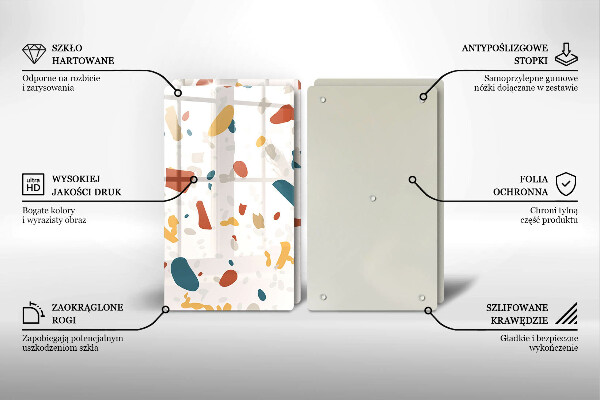 Deska za sporák Dekorativní kamenina