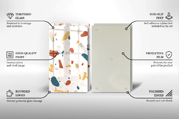 Deska za sporák Dekorativní kamenina