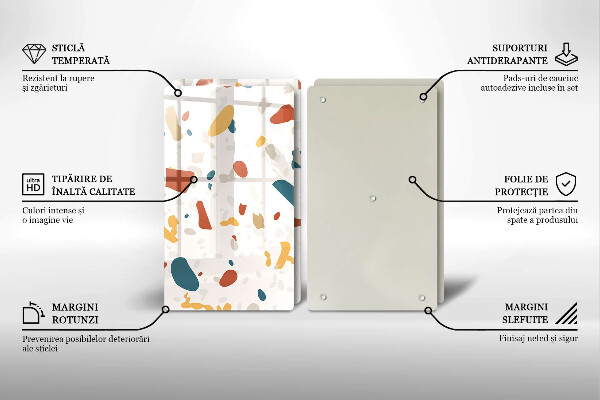 Deska za sporák Dekorativní kamenina