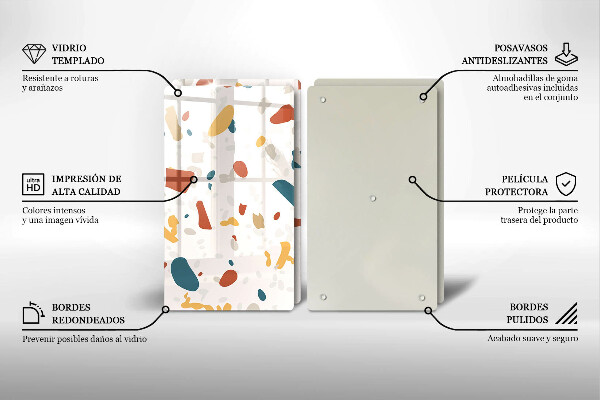 Deska za sporák Dekorativní kamenina