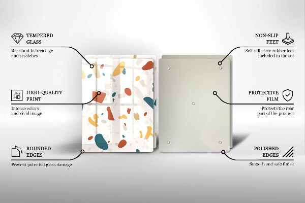 Deska za sporák Dekorativní kamenina