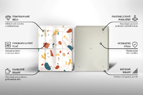 Deska za sporák Dekorativní kamenina