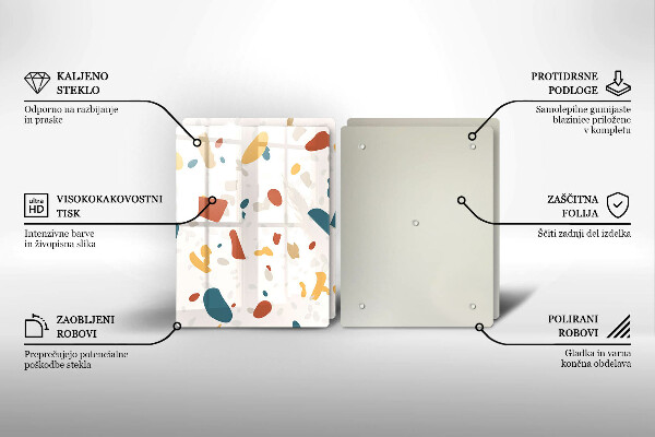 Deska za sporák Dekorativní kamenina