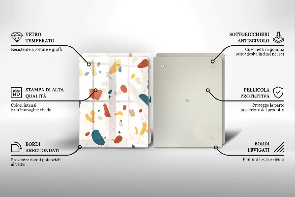 Deska za sporák Dekorativní kamenina