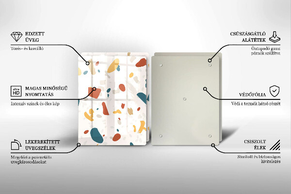 Deska za sporák Dekorativní kamenina