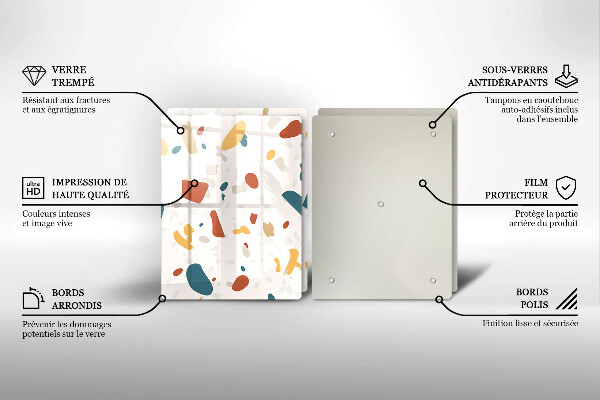 Deska za sporák Dekorativní kamenina