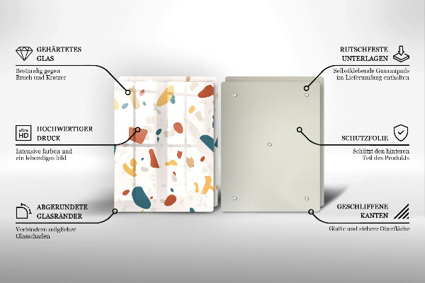 Deska za sporák Dekorativní kamenina