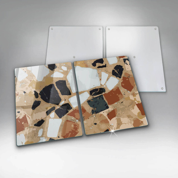 Deska za sporák Dekorativní kameny talíř